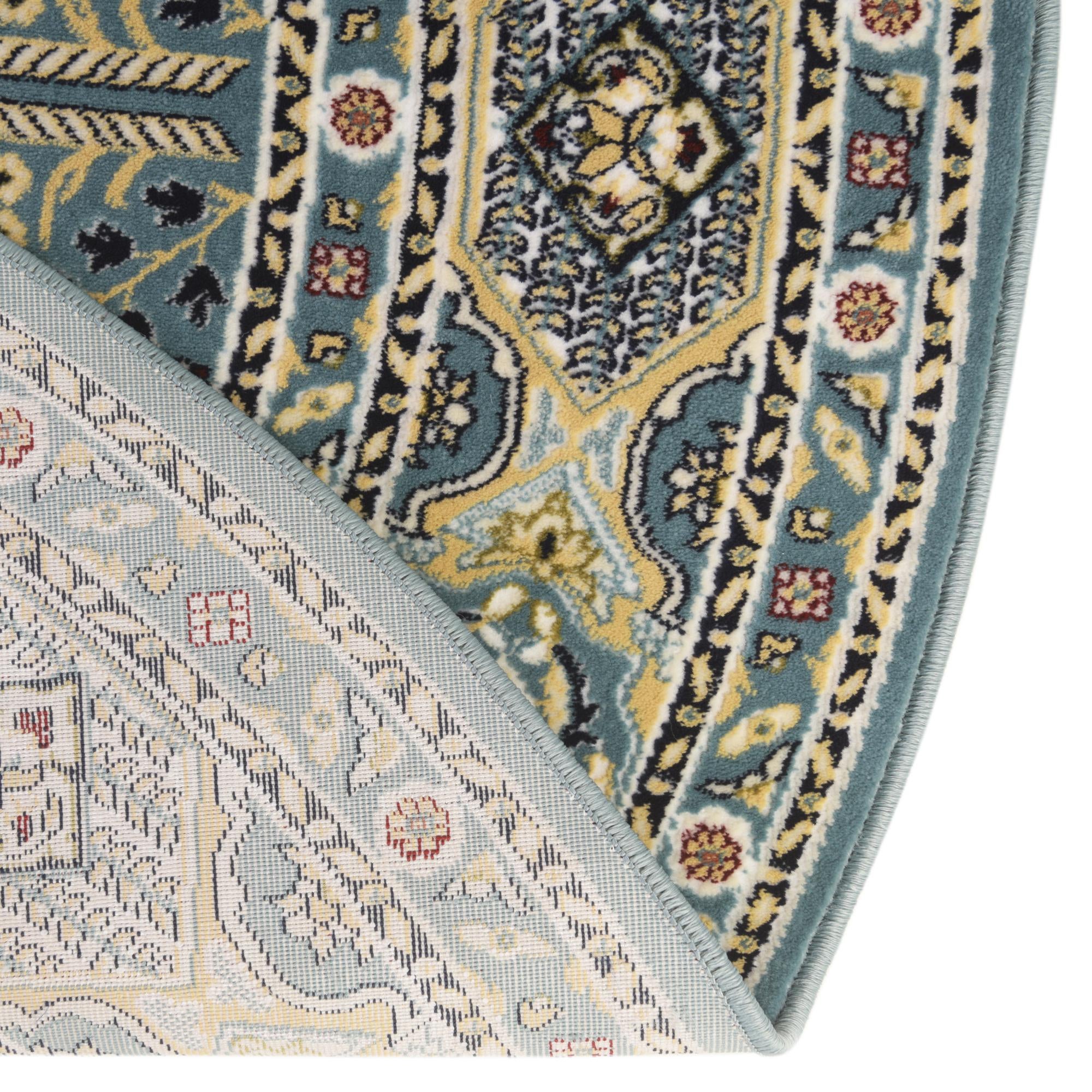 5' x 5' Nain Design Round Rug