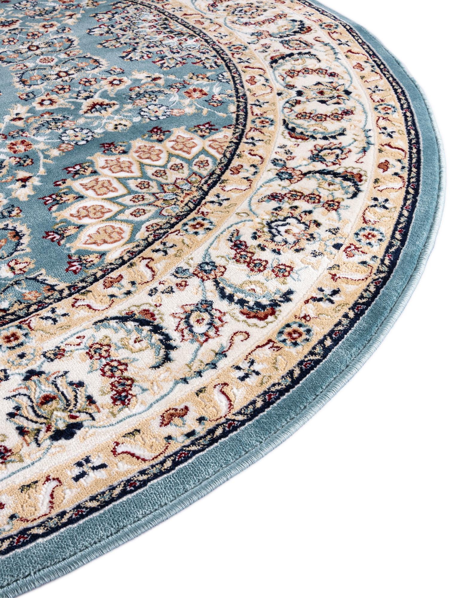 5' 3 x 5' 3 Nain Design Round Rug