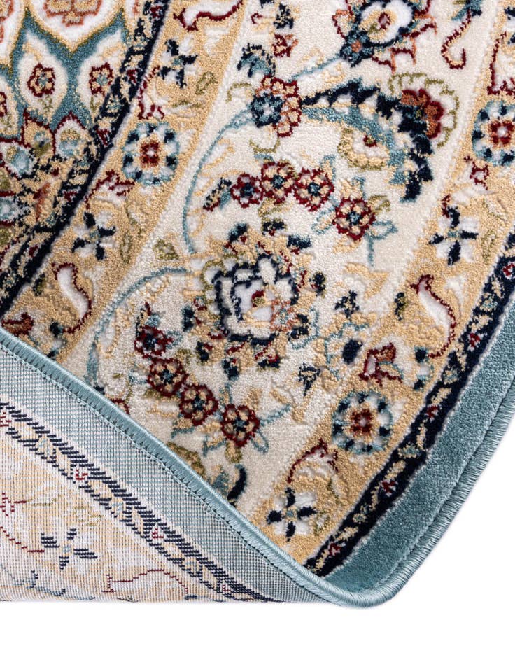 Detail image of 5' 3 x 5' 3 Nain Design Round Rug