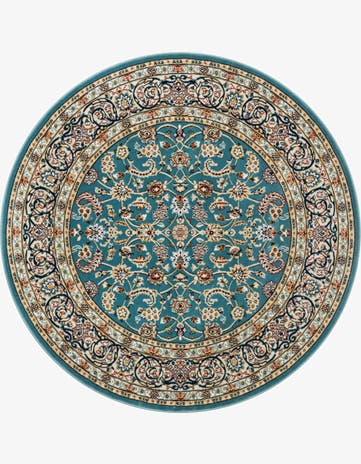 5' 3 x 5' 3 Nain Design Round Rug