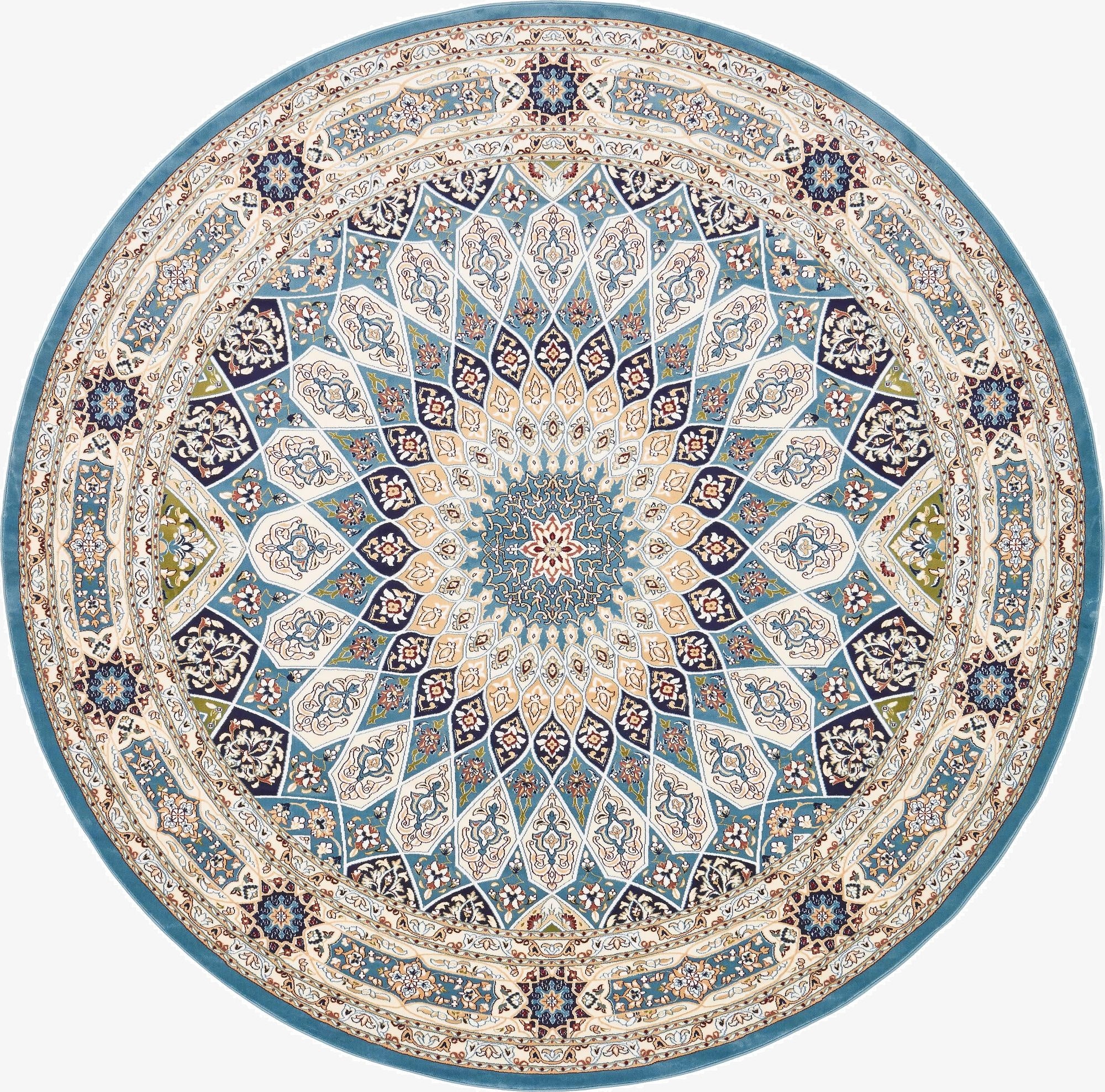 10' x 10' Nain Design Round Rug