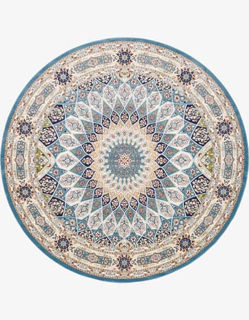 10' x 10' Nain Design Round Rug