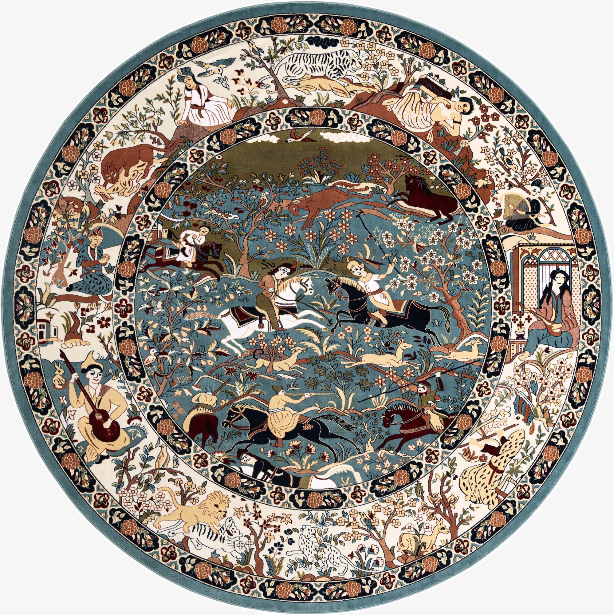 Primary image 6' 1 x 6' 1 Nain Design Round Rug