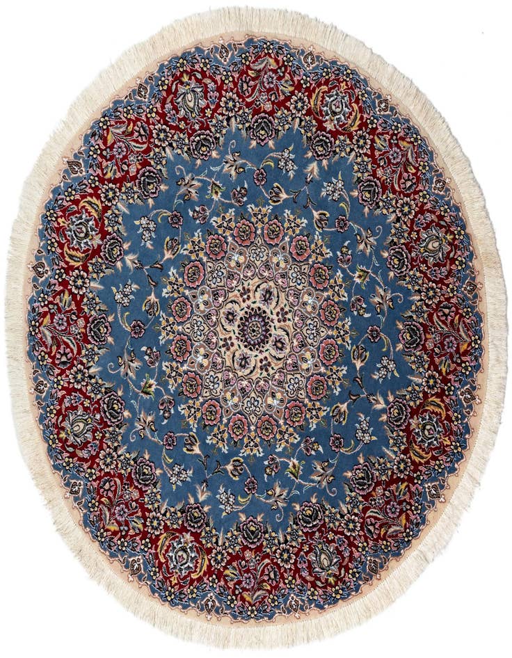 Detail image of 4' 11 x 4' 11 Nain Round Rug