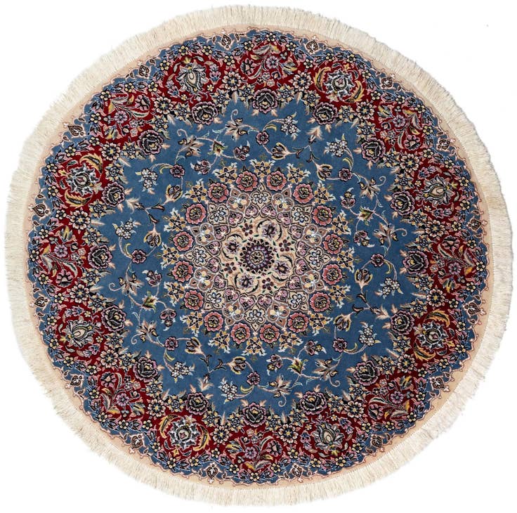 Detail image of 4' 11 x 4' 11 Nain Round Rug