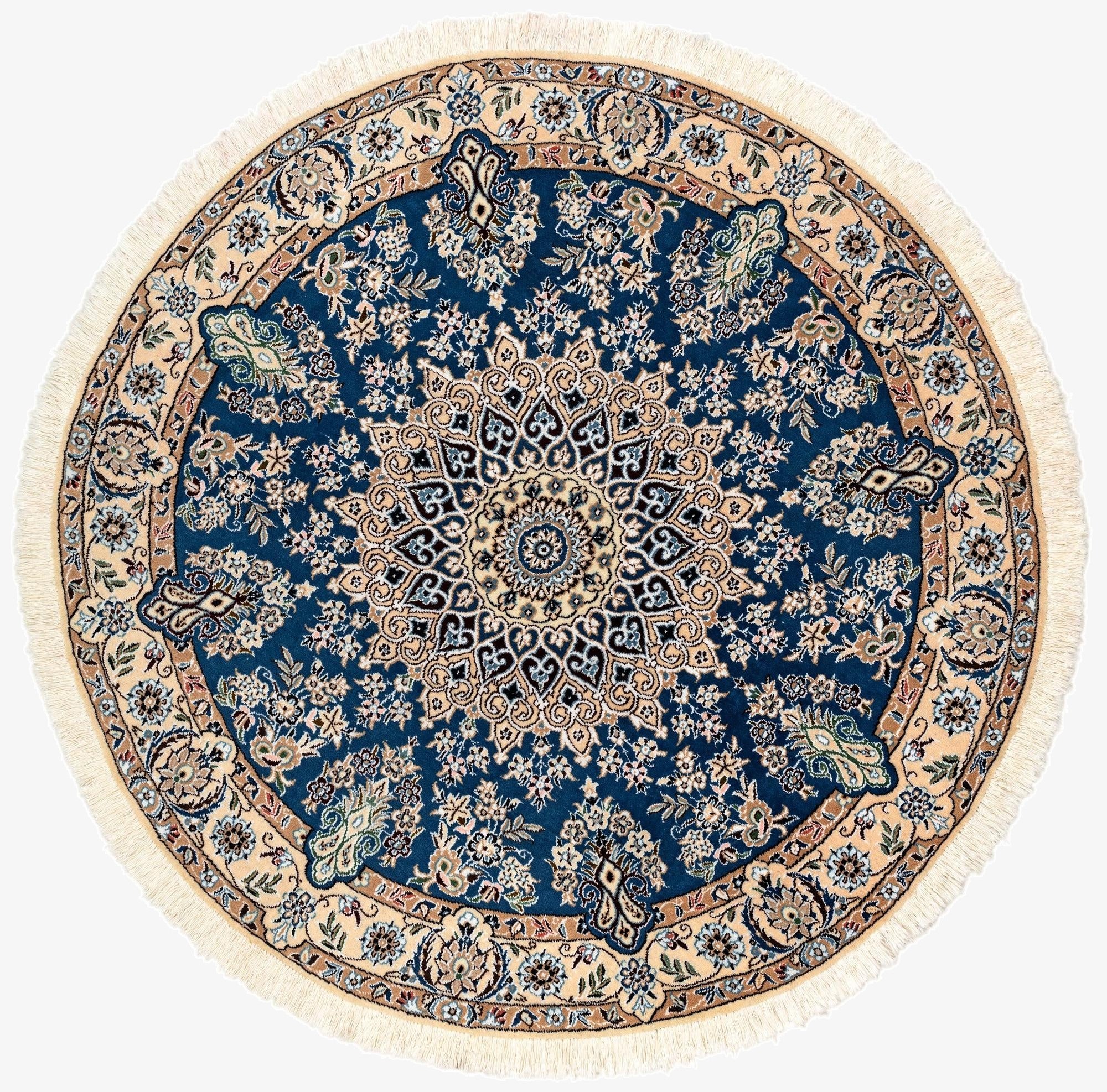 4' 11 x 4' 11 Nain Round Rug