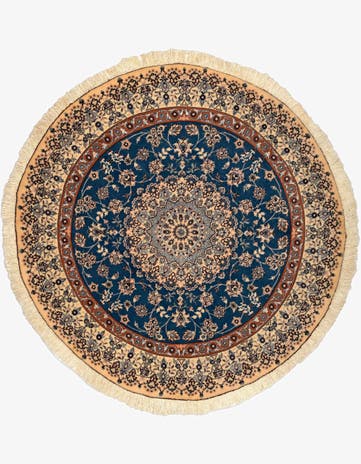 5' 1 x 5' 2 Nain Round Rug