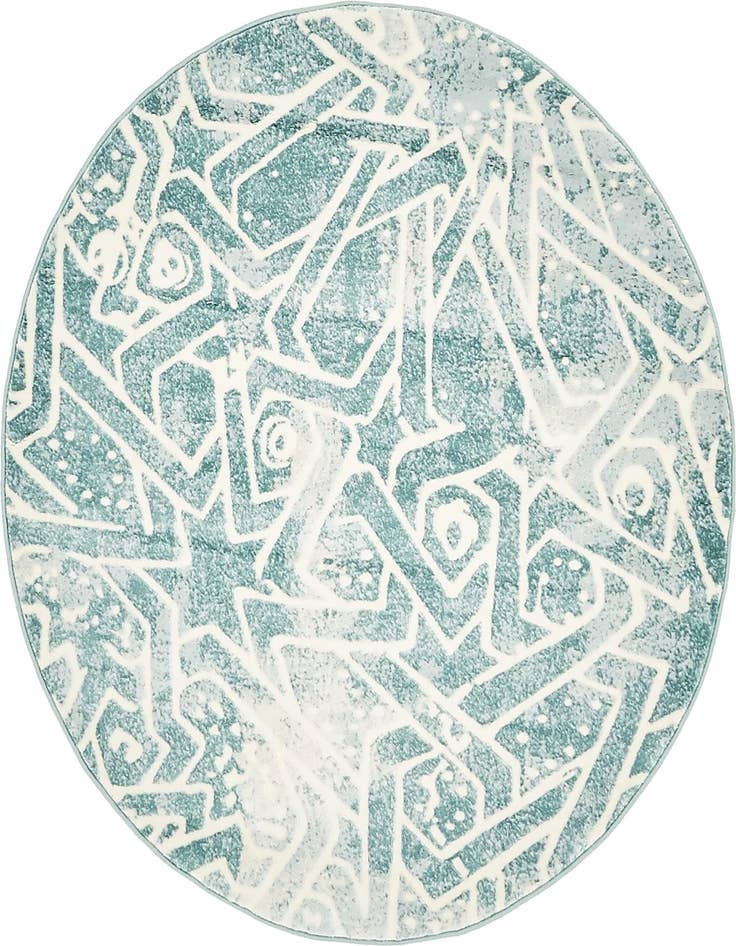 Detail image of 4' x 4' New Vintage Round Rug