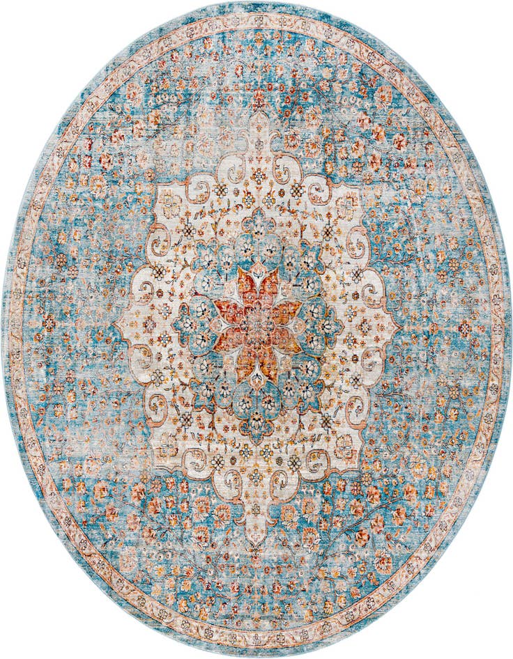 Detail image of 10' 2 x 10' 2 Newport Round Rug