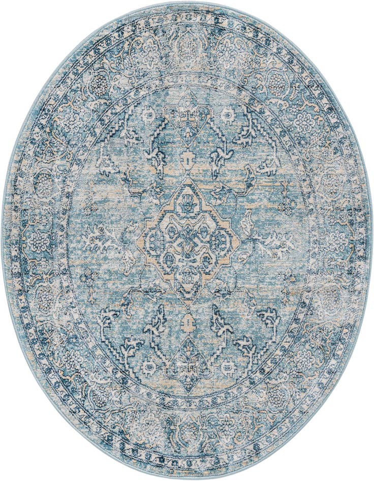 Detail image of 4' x 4' Newport Round Rug