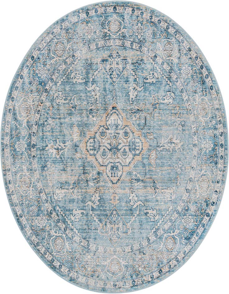 Detail image of 7' x 7' Newport Round Rug