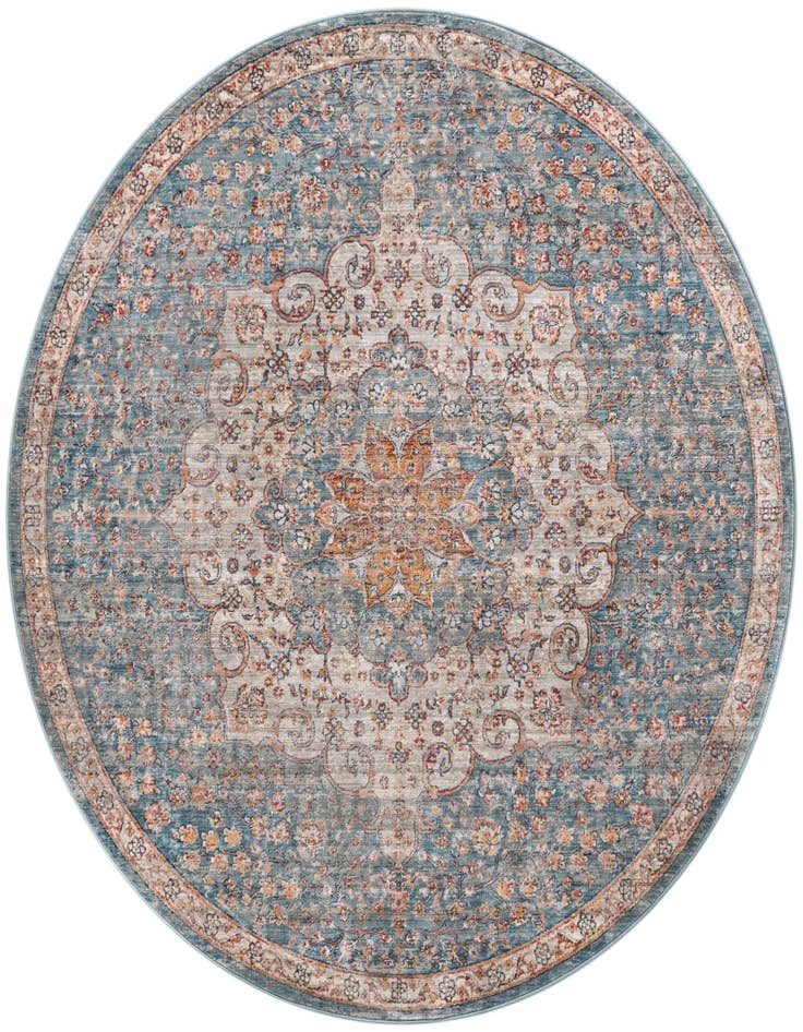 Detail image of 6' x 6' Newport Round Rug