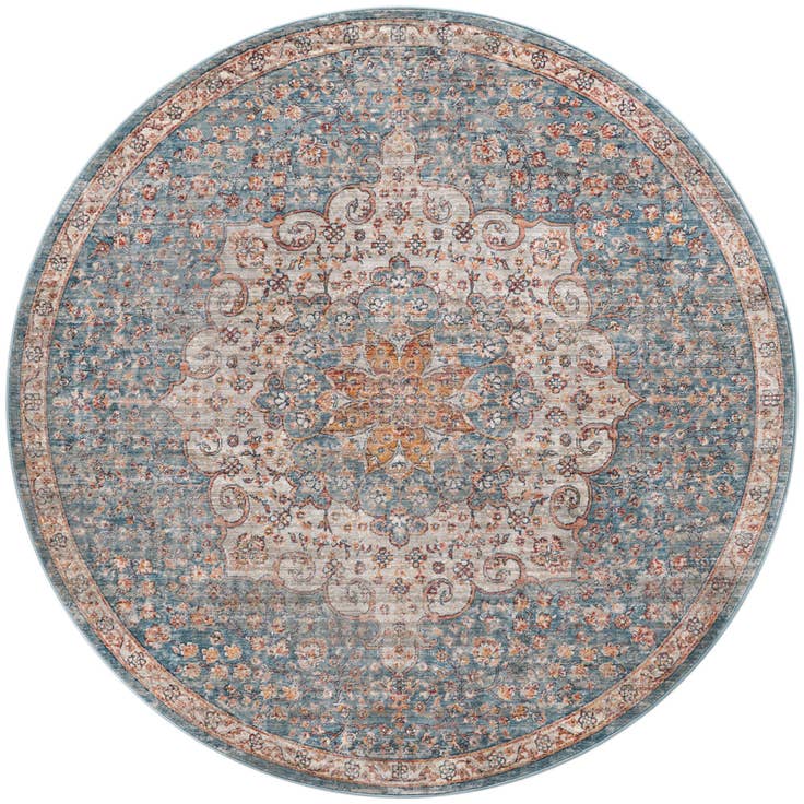 Detail image of 6' x 6' Newport Round Rug