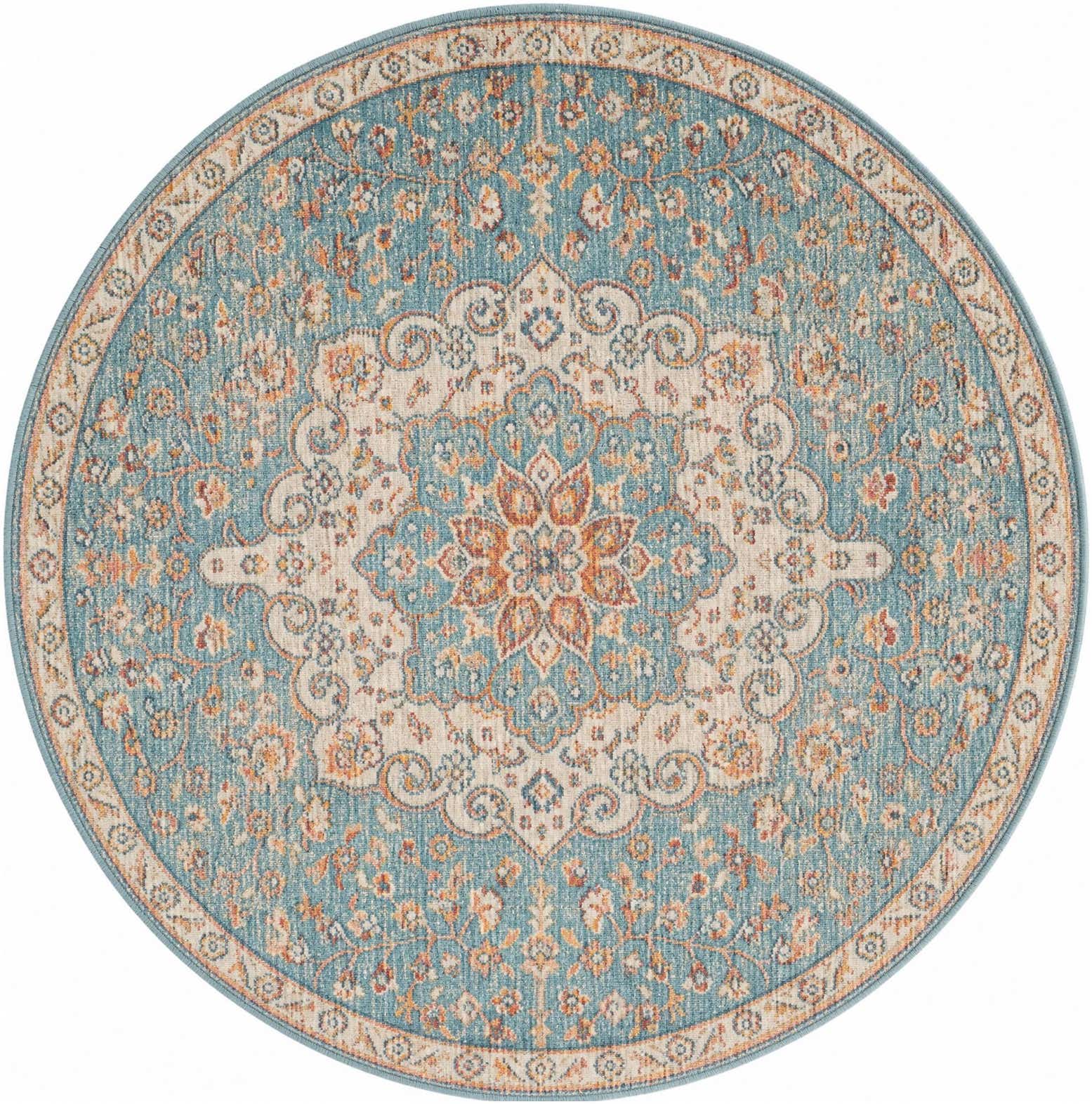 3' 3 x 3' 3 Newport Round Rug