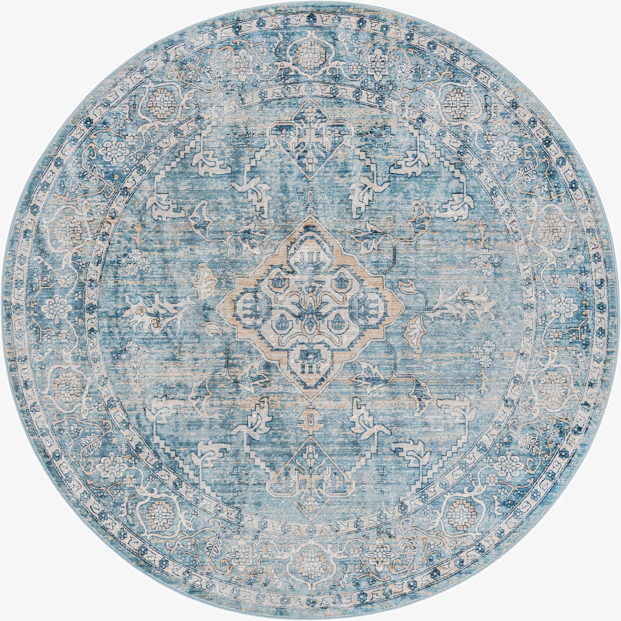 Primary image 7' x 7' Newport Round Rug