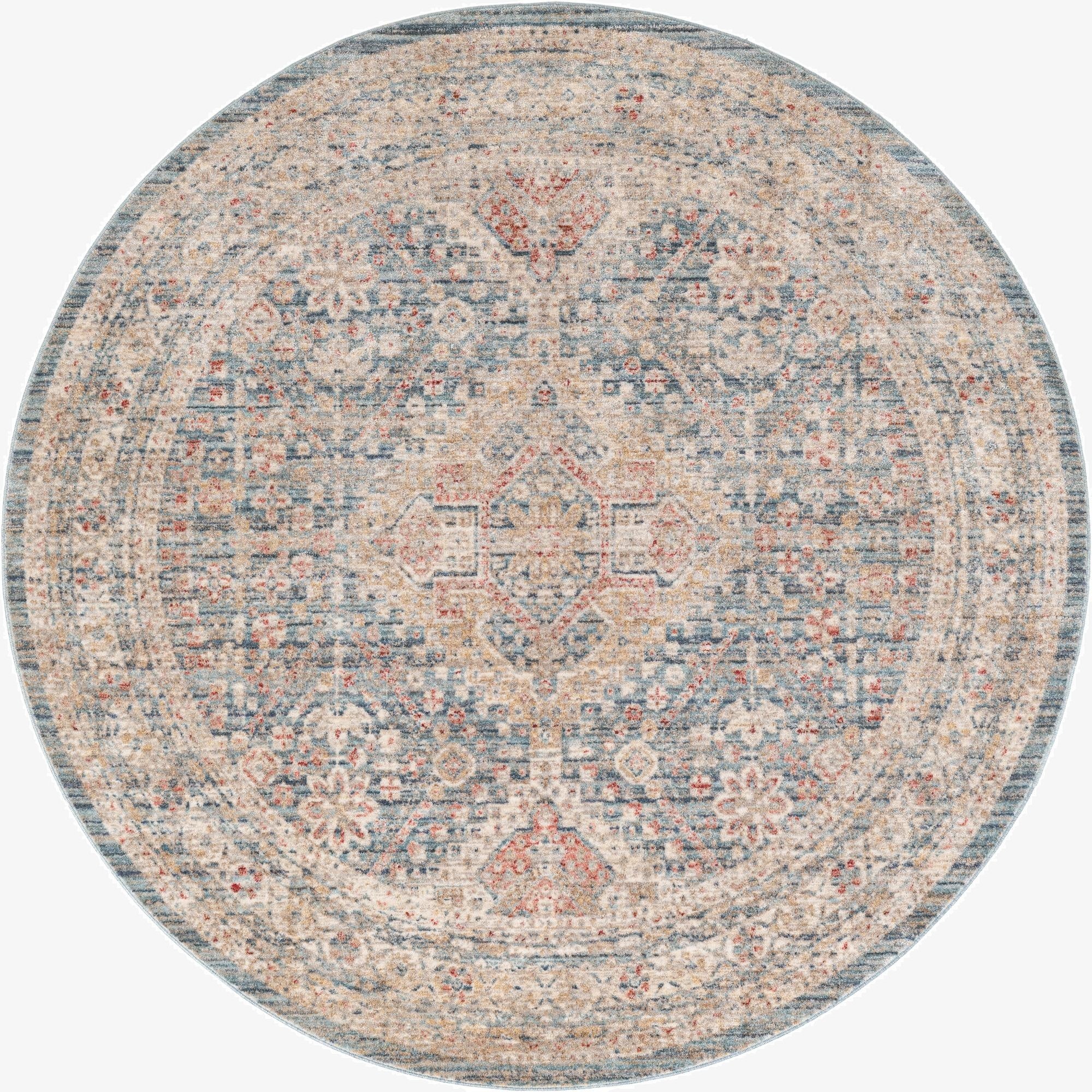 3' 3 x 3' 3 Noble Round Rug