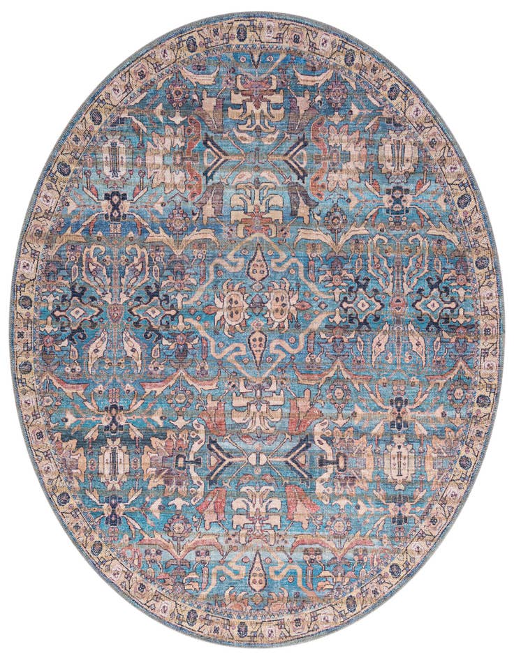 Detail image of 5' 3 x 5' 3 Nostalgia Round Rug