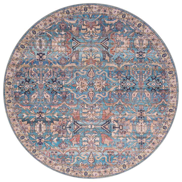 5' 3 x 5' 3 Nostalgia Round Rug