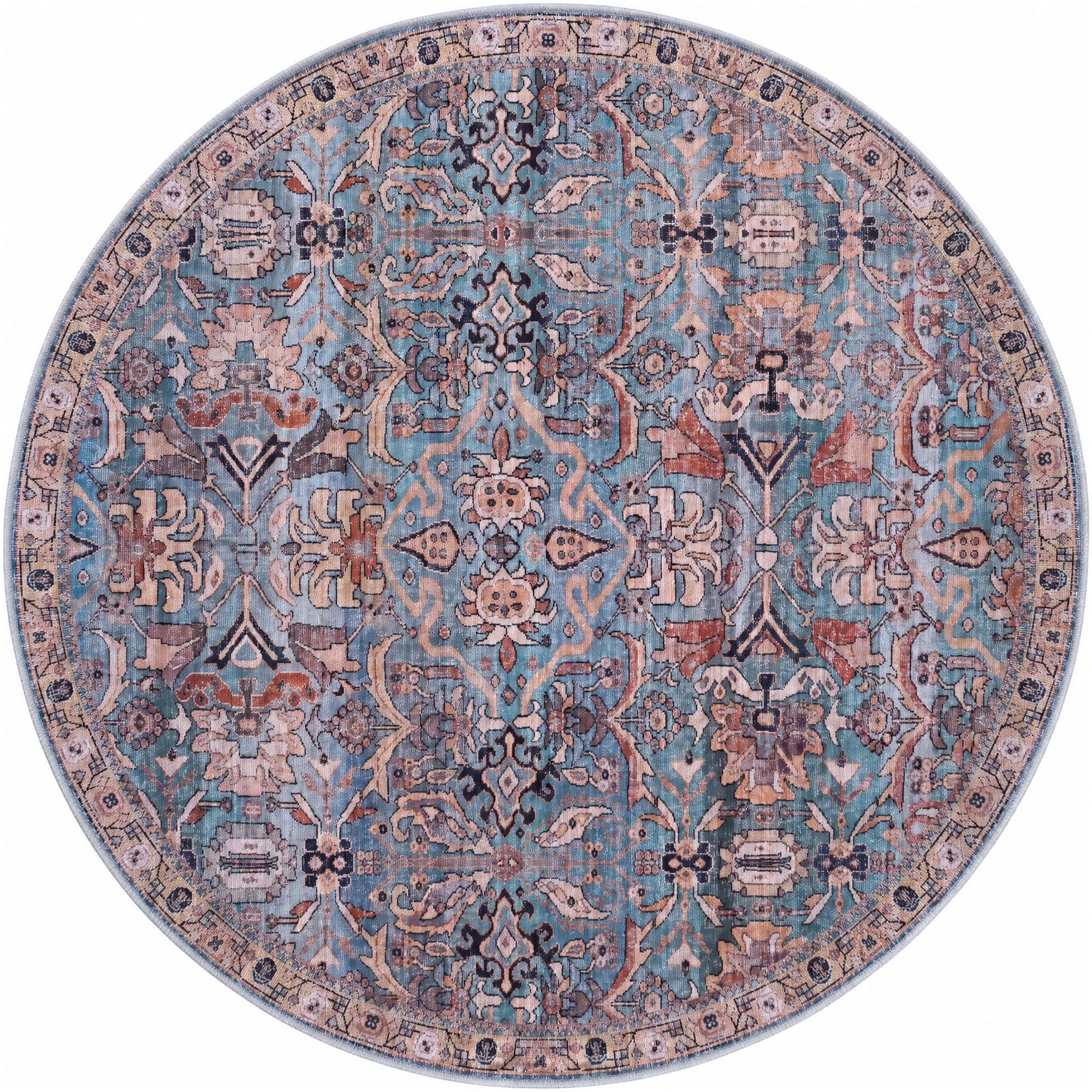 185cm x 185cm Nostalgia Round Rug