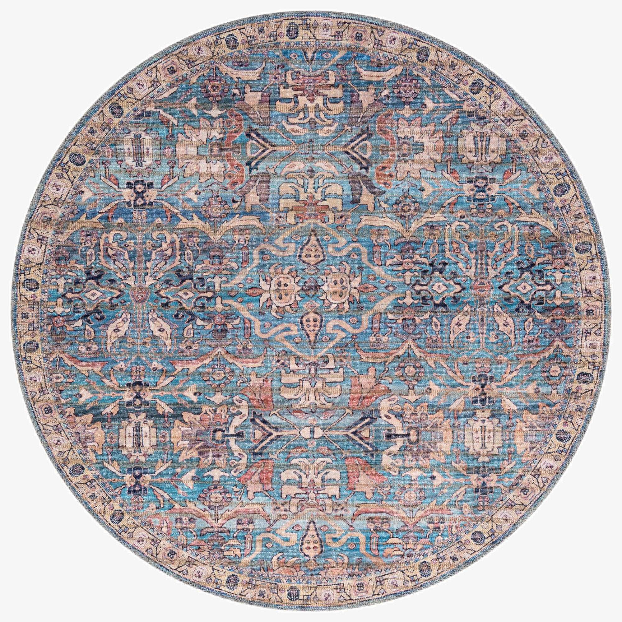 5' 3 x 5' 3 Nostalgia Round Rug