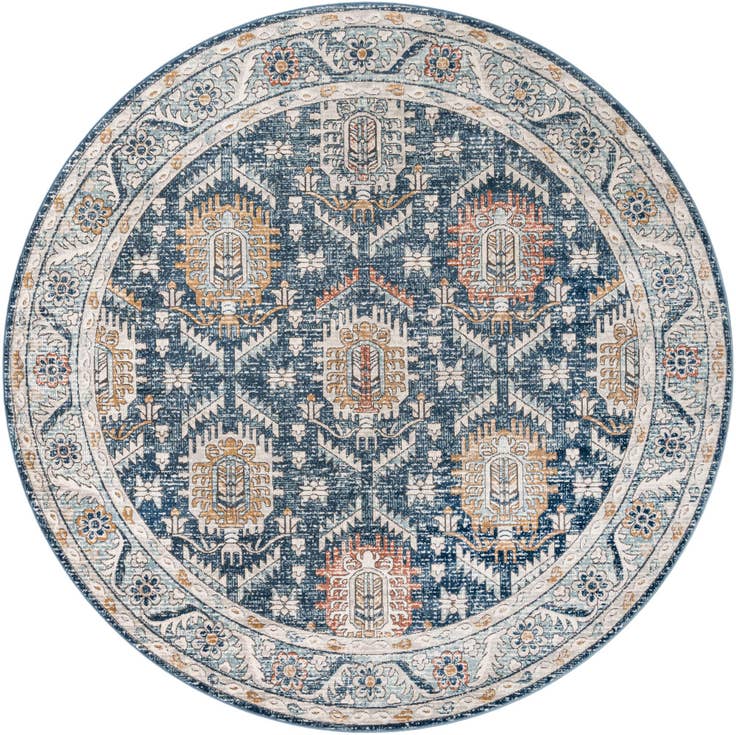 Detailansicht von 305cm x 305cm Nyla Rund Teppich