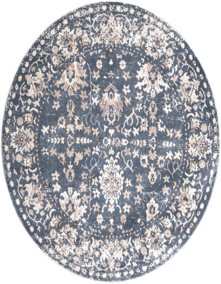 Detail image of 5' 3 x 5' 3 Oregon Round Rug