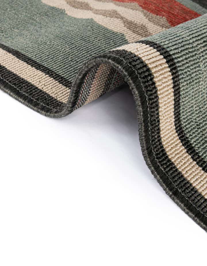 4' x 4' Easy-Clean Coastal Indoor / Outdoor Round Rug