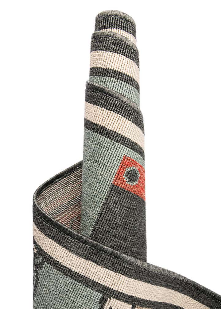 4' x 4' Easy-Clean Coastal Indoor / Outdoor Round Rug