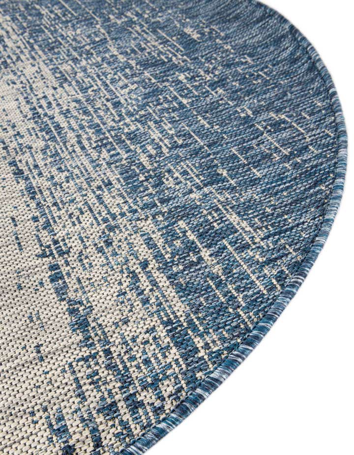 10' 8 x 10' 8 Easy-Clean Modern Indoor / Outdoor Round Rug