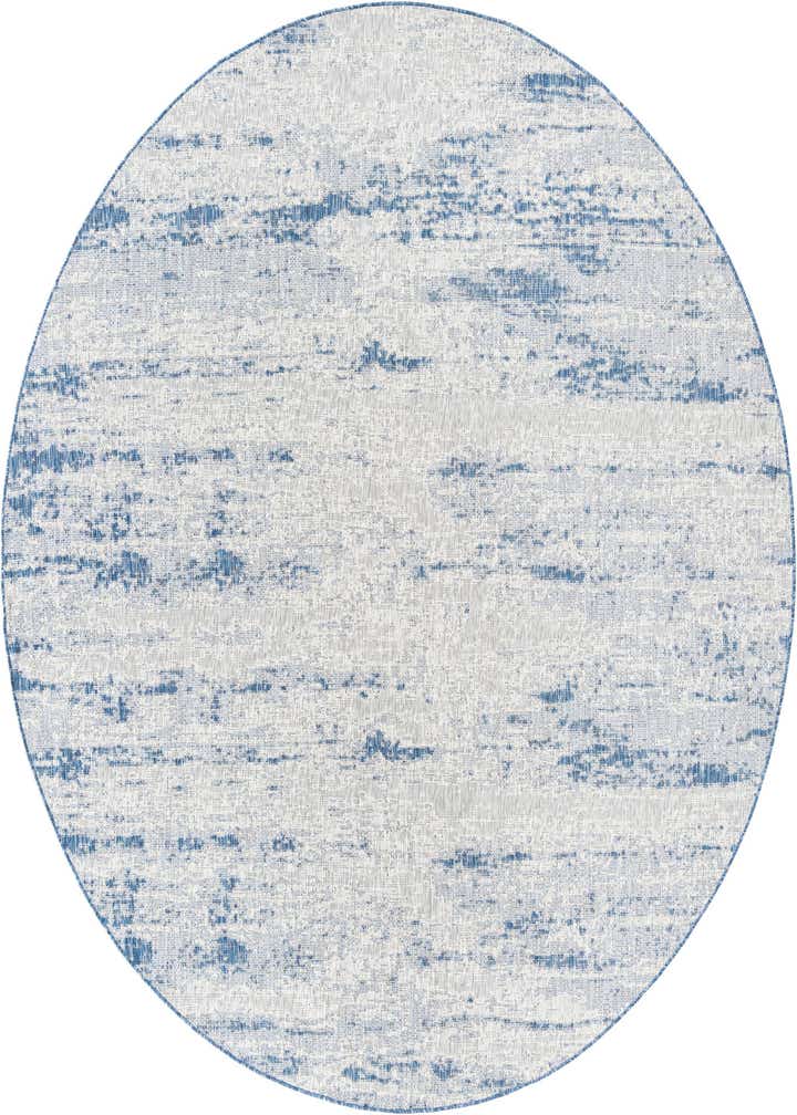 10' x 10' Easy-Clean Modern Indoor / Outdoor Round Rug