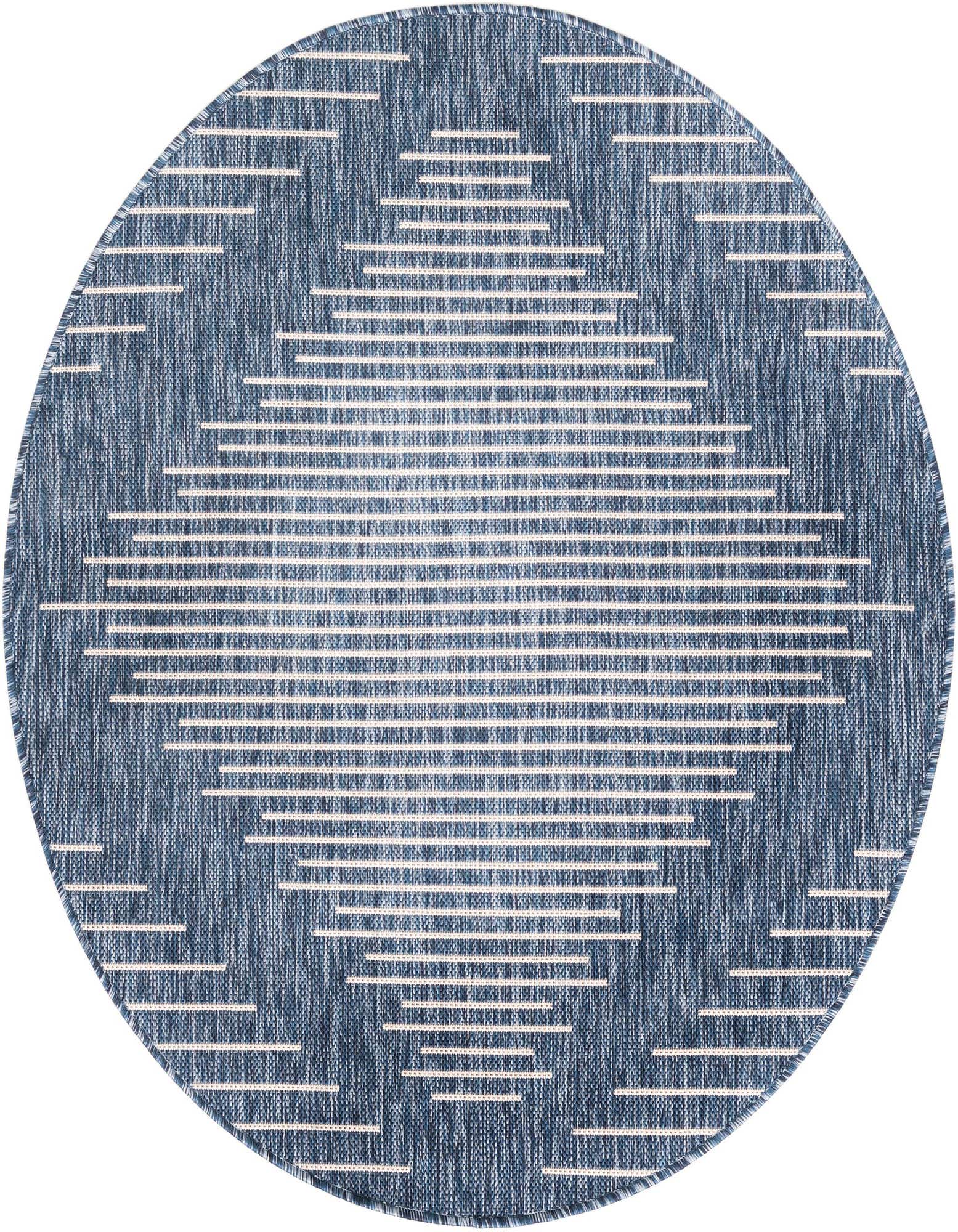 4' x 4' Easy-Clean Modern Indoor / Outdoor Round Rug