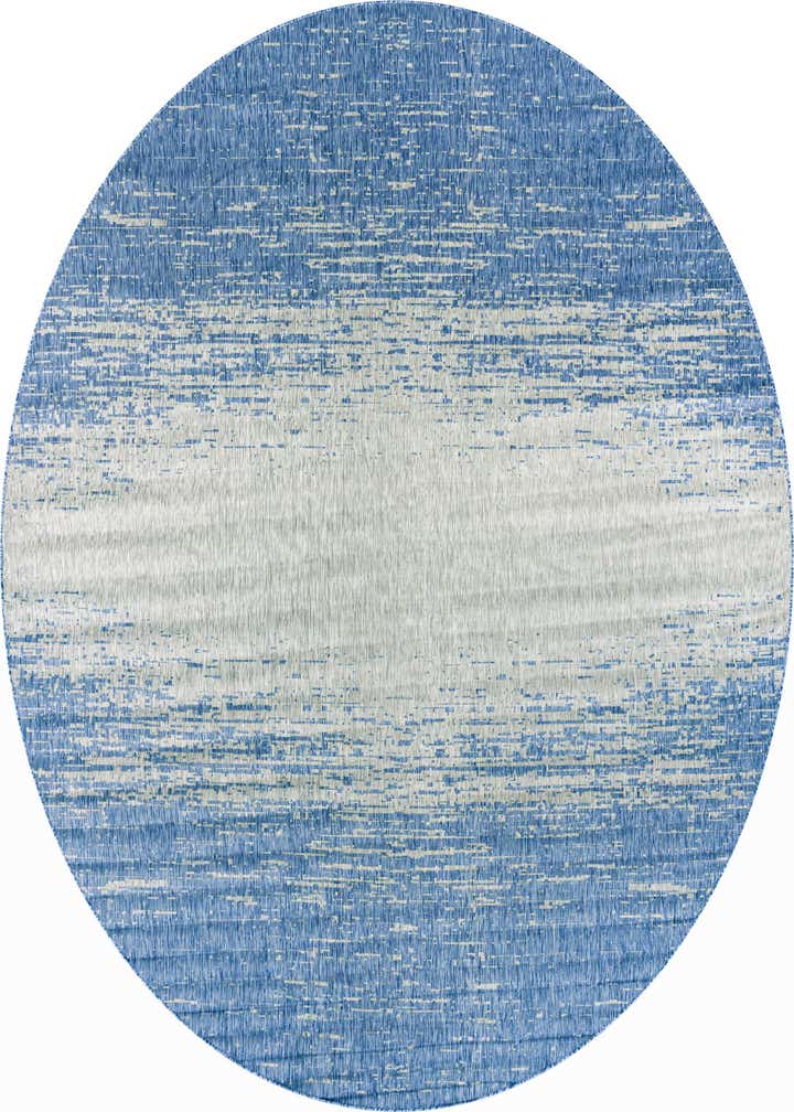13' x 13' Easy-Clean Modern Indoor / Outdoor Round Rug