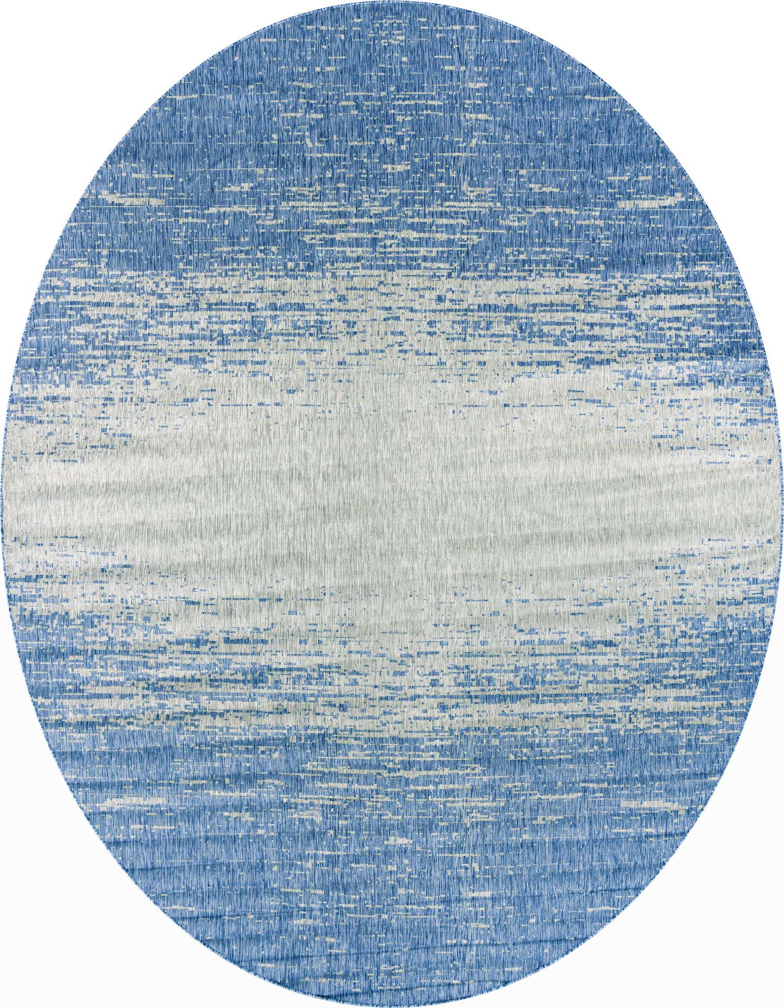 13' x 13' Easy-Clean Modern Indoor / Outdoor Round Rug