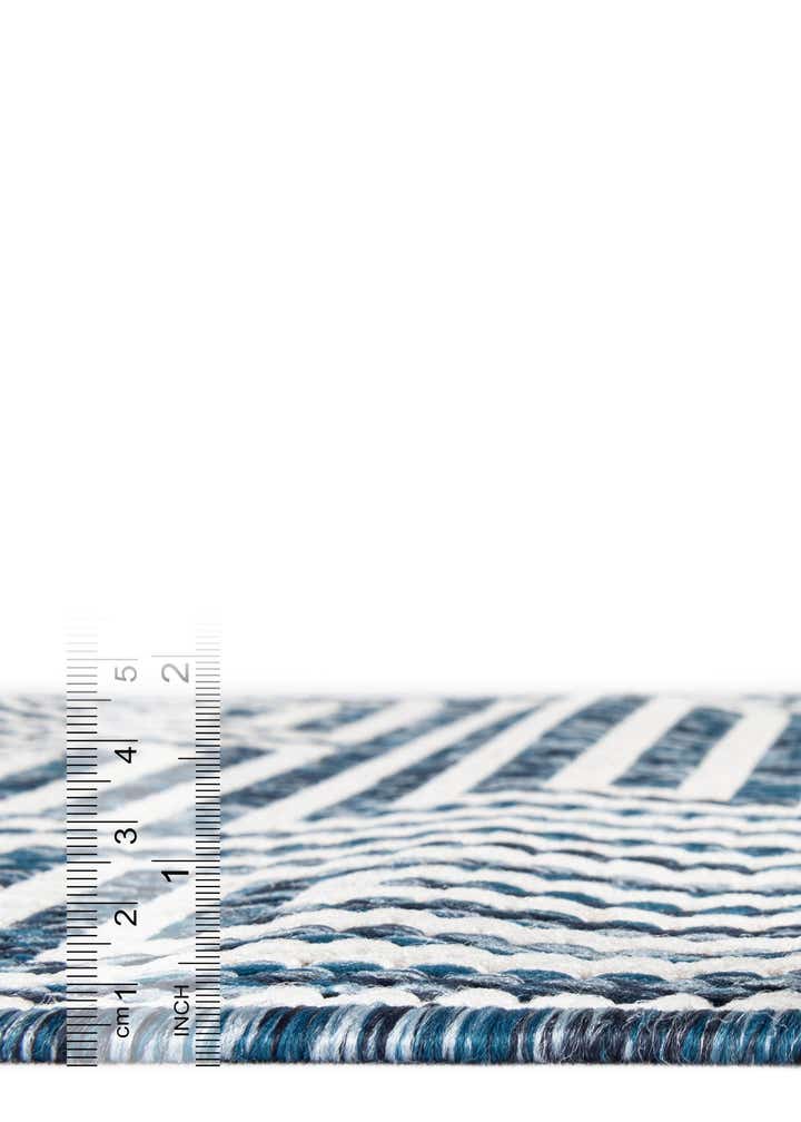 3' x 3' Easy-Clean Modern Indoor / Outdoor Round Rug