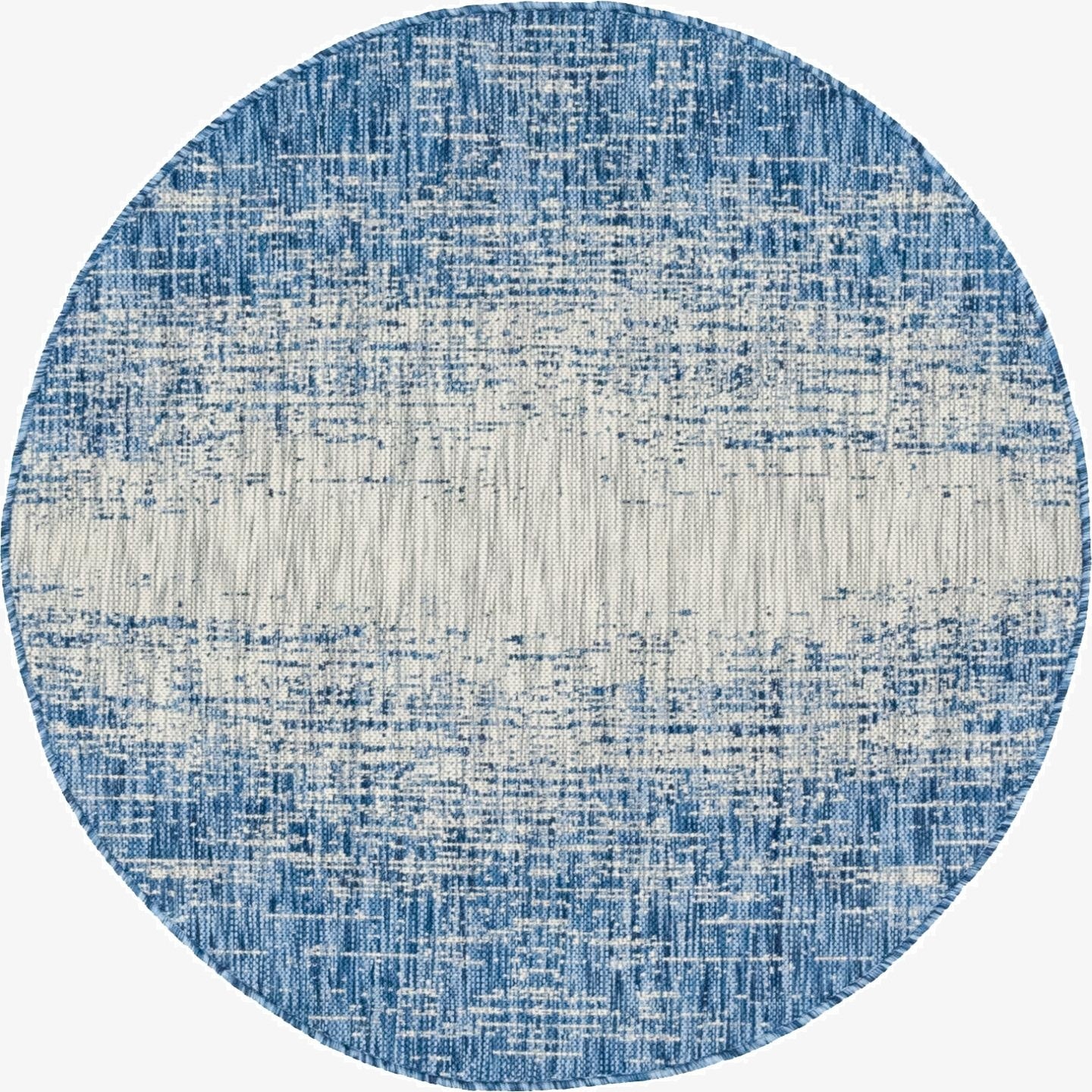 4' x 4'  Washable Modern Indoor / Outdoor Round Rug