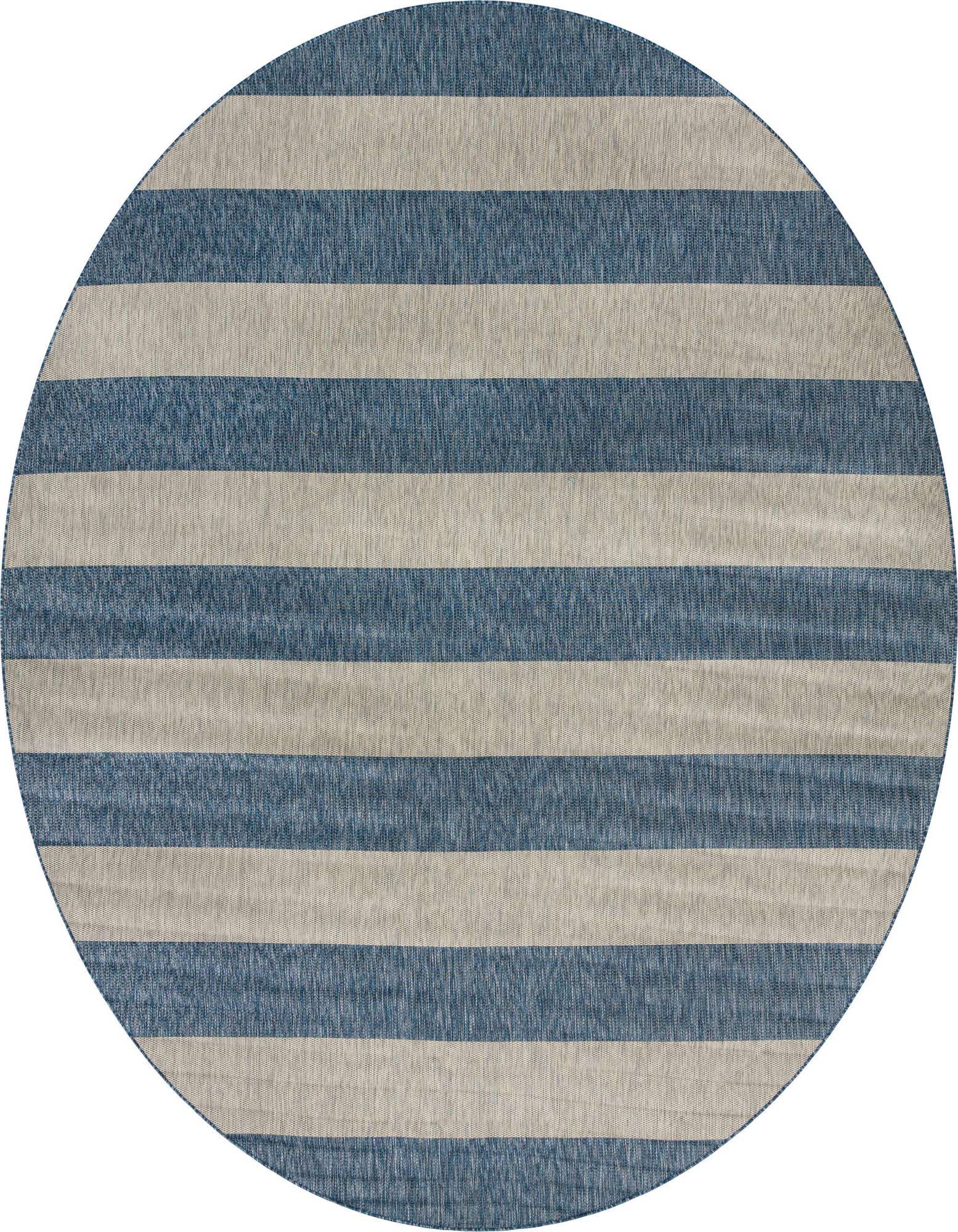 13' x 13' Easy-Clean Ribbon Indoor / Outdoor Round Rug