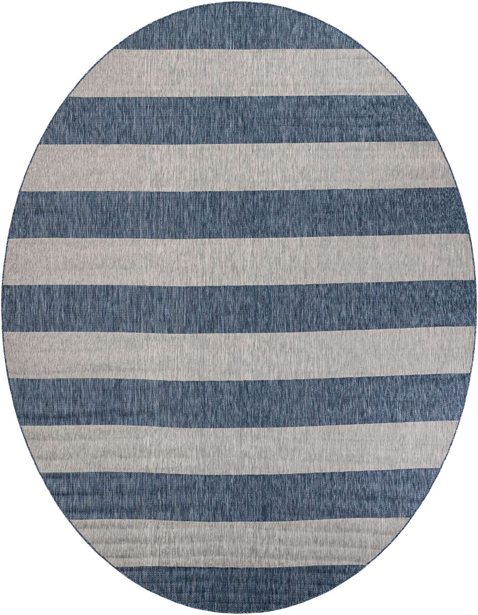 12' x 12' Easy-Clean Ribbon Indoor / Outdoor Round Rug