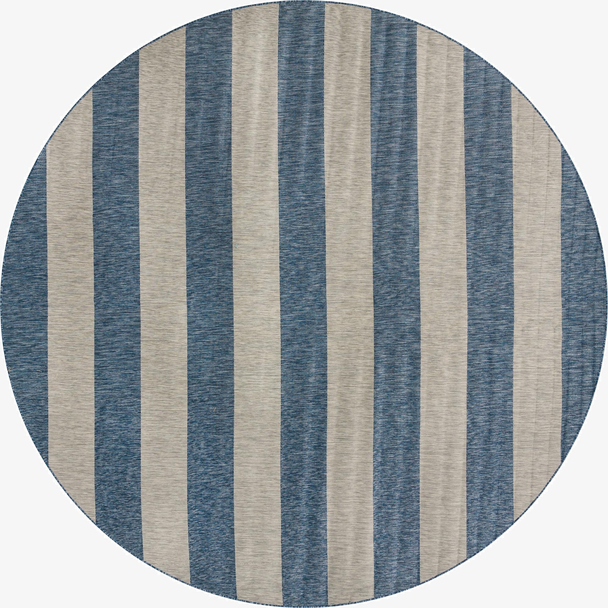 13' x 13' Washable Ribbon Indoor / Outdoor Round Rug