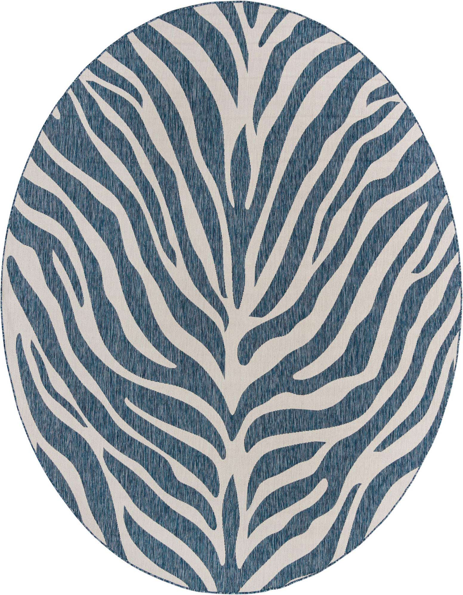 10' x 10' Easy-Clean Safari Indoor / Outdoor Round Rug