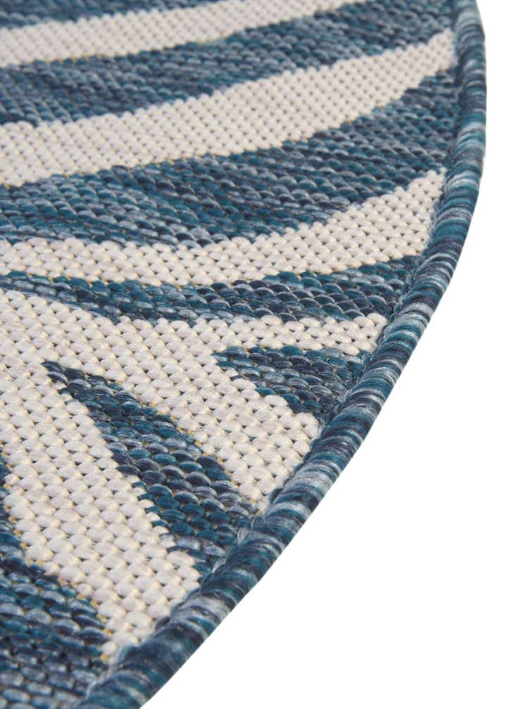 4' x 4' Easy-Clean Safari Indoor / Outdoor Round Rug