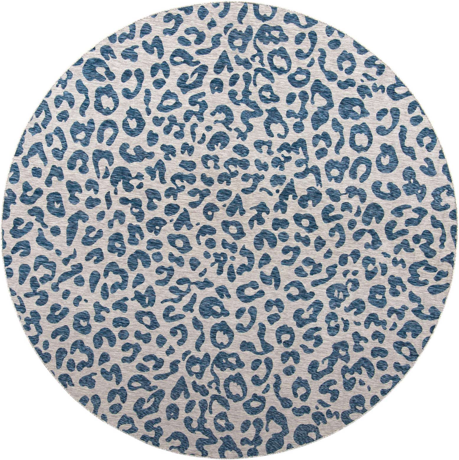 10' 8 x 10' 8 Easy-Clean Safari Indoor / Outdoor Round Rug