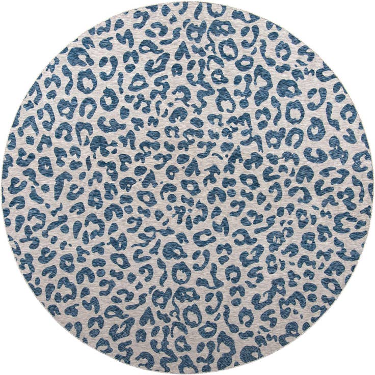 Detail image of 10' 8 x 10' 8 Easy-Clean Safari Indoor / Outdoor Round Rug