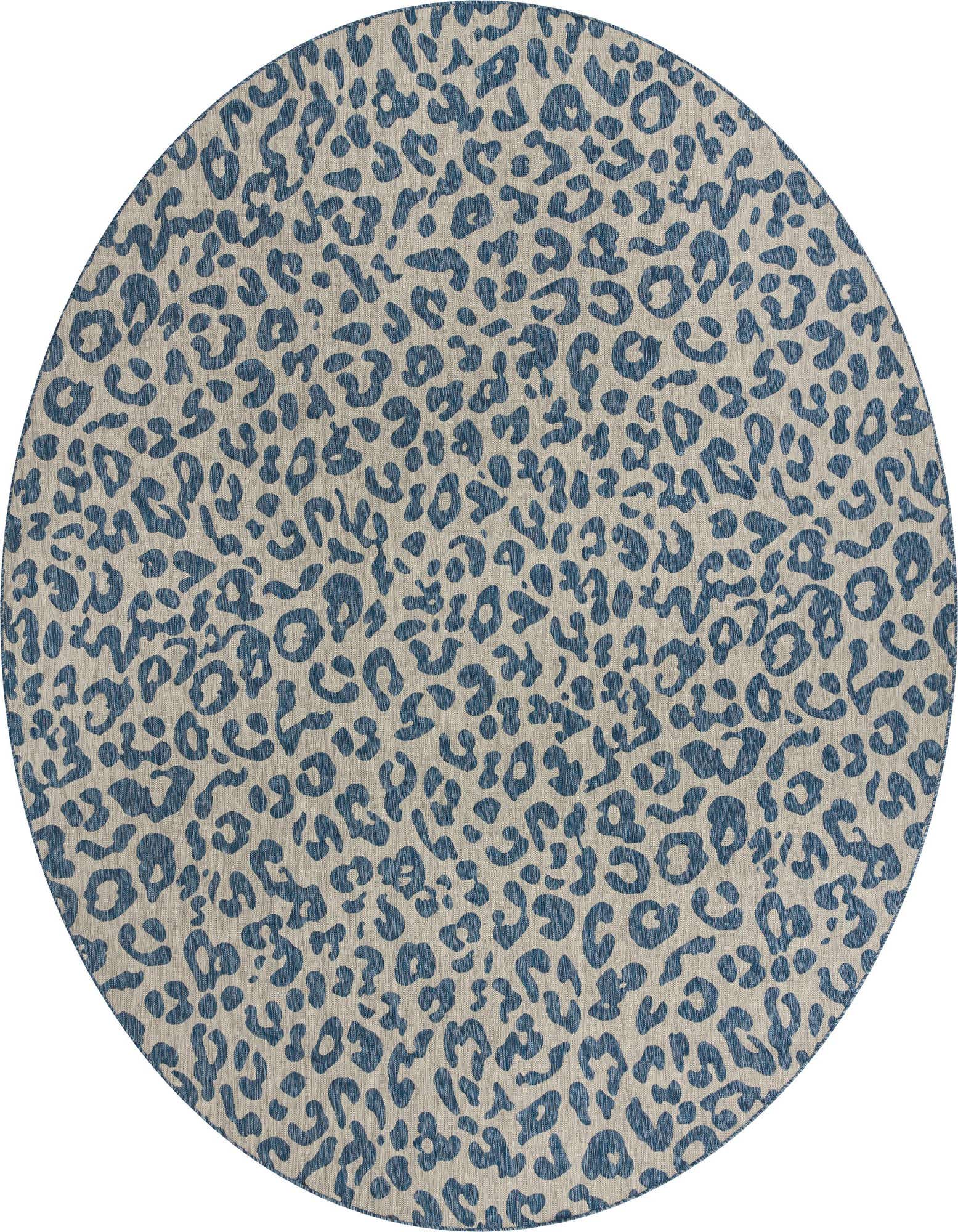 12' x 12' Easy-Clean Safari Indoor / Outdoor Round Rug
