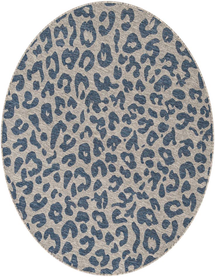 Detail image of 5' 3 x 5' 3 Easy-Clean Safari Indoor / Outdoor Round Rug
