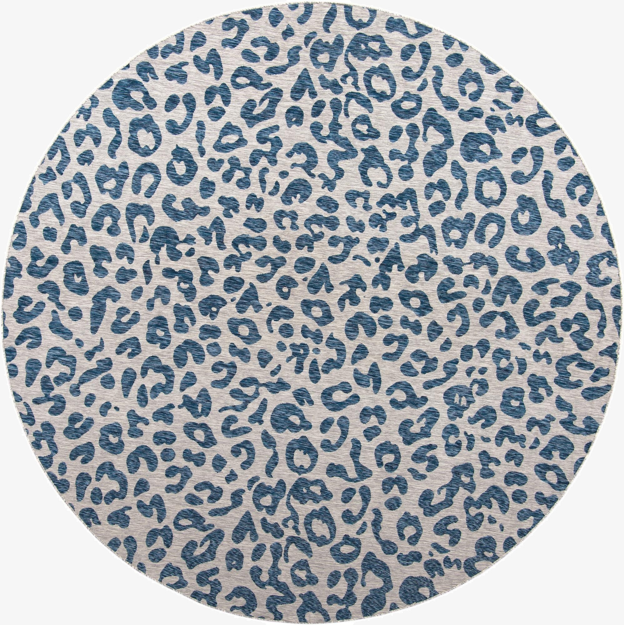 10' 8 x 10' 8  Washable Safari Indoor / Outdoor Round Rug