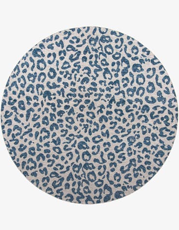 10' 8 x 10' 8 Easy-Clean Safari Indoor / Outdoor Round Rug