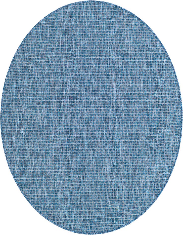 Detail image of 5' 3 x 5' 3 Easy-Clean Solid Indoor / Outdoor Round Rug