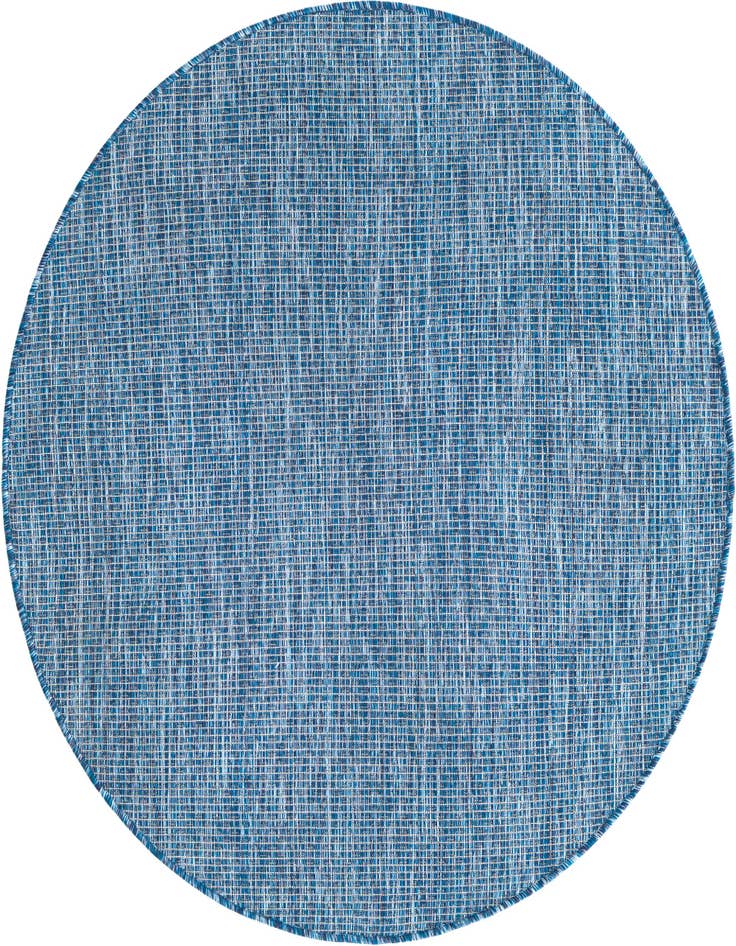 Detail image of 4' x 4' Easy-Clean Solid Indoor / Outdoor Round Rug