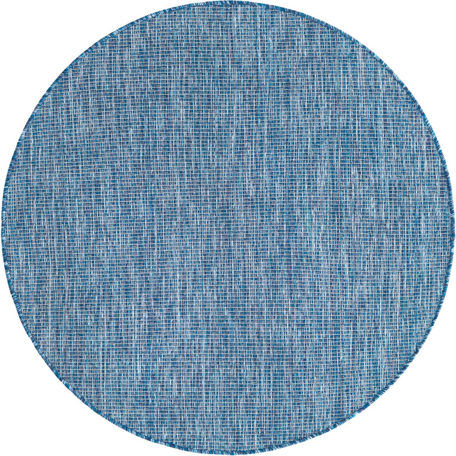 4' x 4' Easy-Clean Solid Indoor / Outdoor Round Rug