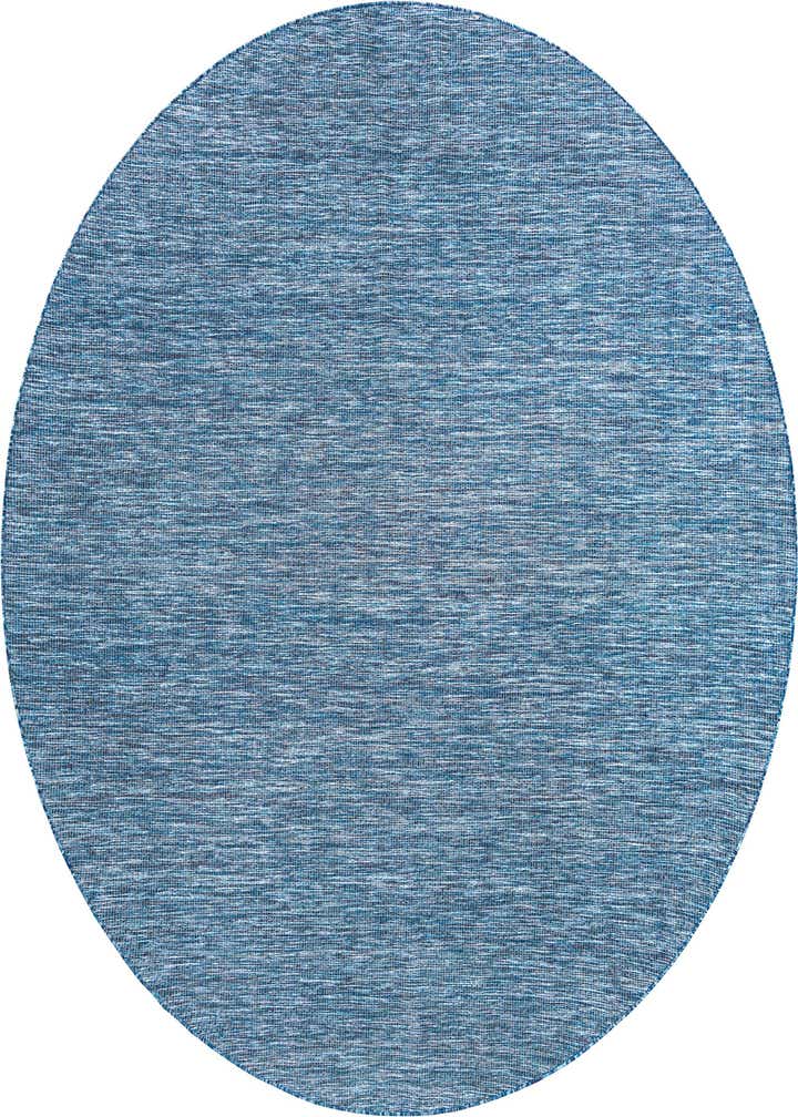 10' x 10' Easy-Clean Solid Indoor / Outdoor Round Rug